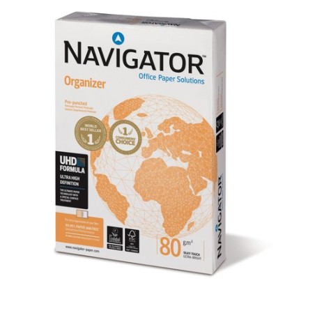 PAPEL A4 NAVIGATOR 80g 500h 4 TALAD-ORG