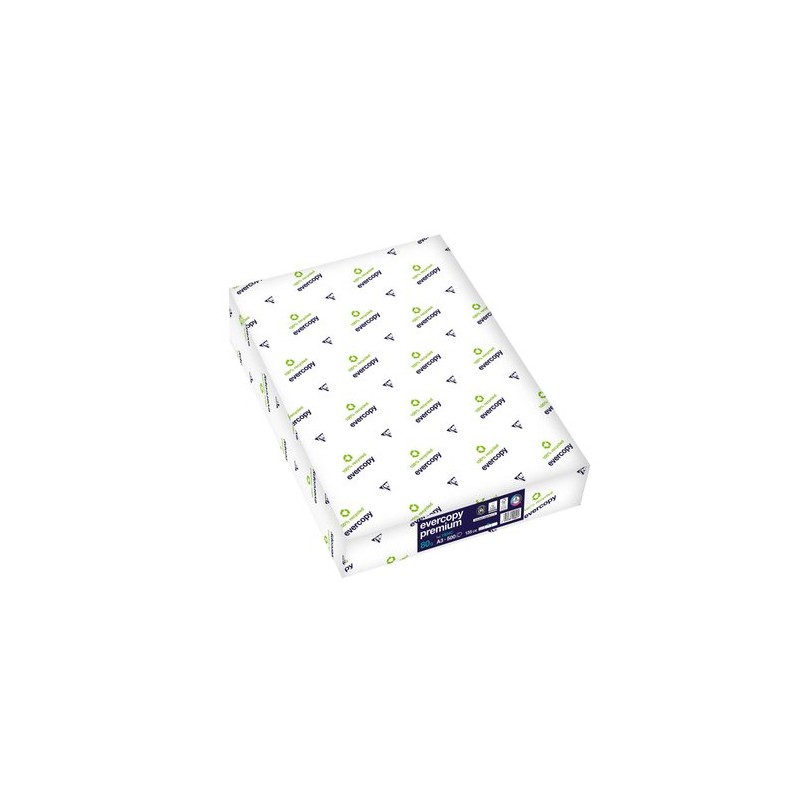 PAPEL RECICL- A3 EVERCOPY PREM- 80g 500h