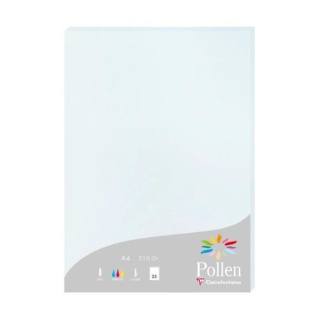 PAPEL CLAIREFONTAINE POLLEN A4 25h AZUL