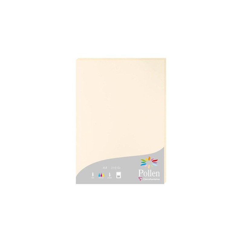 PAPEL CLAIREFONTAINE POLLEN A4 25h MARFI
