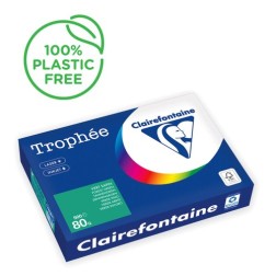 PAPEL COLOR A4 TROPHEE 80g 500h VERDE PI