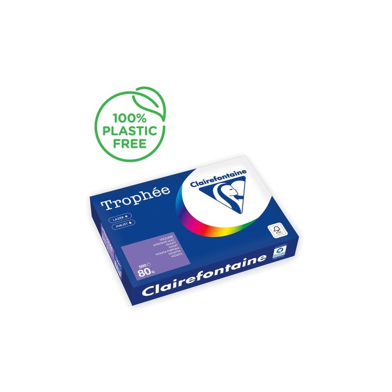 PAPEL COLOR A4 TROPHEE 80g 500h VIOLETA