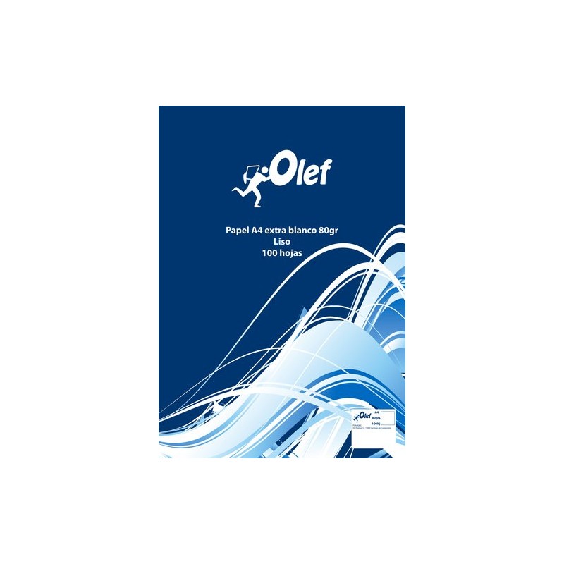PAPEL A4 OLEF 80g 100h LISO