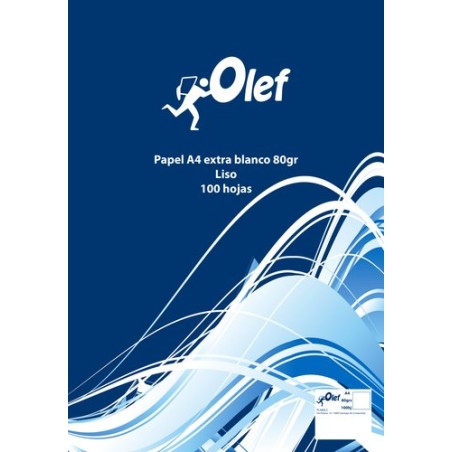 PAPEL A4 OLEF 80g 100h LISO