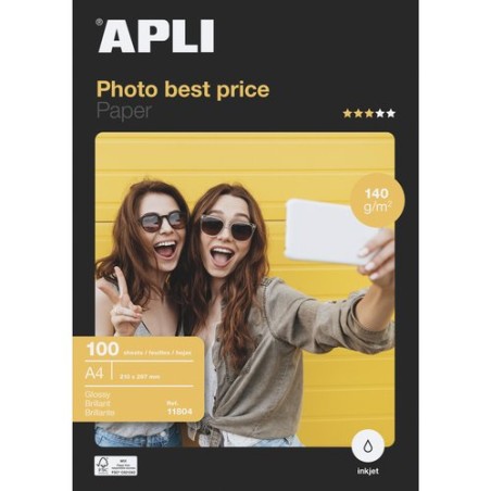 P-INKJET APLI FOTO A4 140g 100h GLOSSY