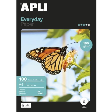 P-INKJET APLI FOTO A6 180g 100h GLOSSY