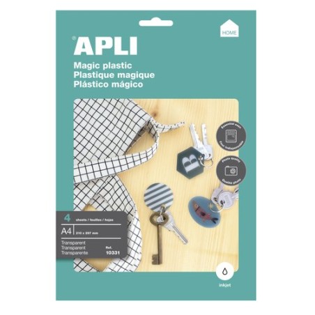 PAPEL INK-JET A4 PLASTICO MAGICO TRAN 4H