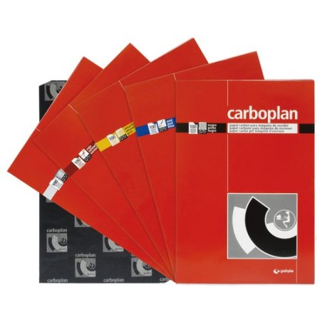 PAPEL CARBON CARBOPLAN Fº cj-100 ROJO
