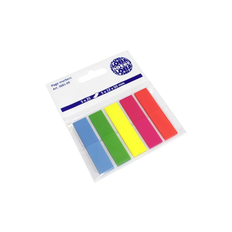 BANDERITAS ADHESIVAS BLISTER de 5 BANDERITAS ADHESIVAS BLISTER de 5