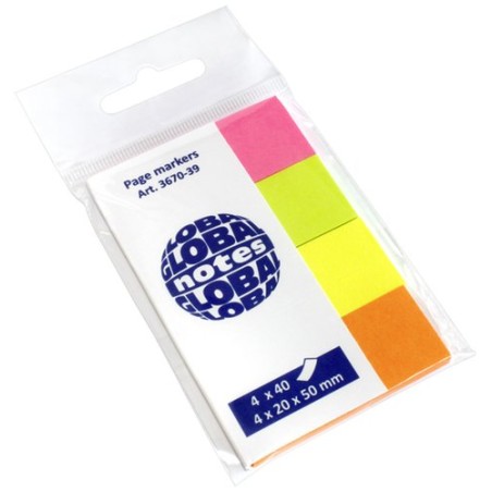 BANDERITAS ADHESIVAS BLISTER de 4