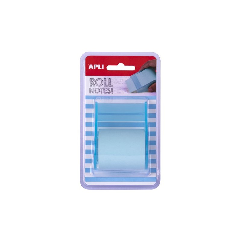 TACO NOTAS APLI EN ROLLO DE 8mx 5cm AZUL