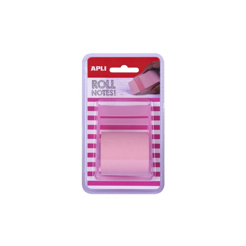 TACO NOTAS APLI EN ROLLO DE 8mx 5cm ROSA