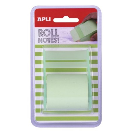 TACO NOTAS APLI EN ROLLO DE 8mx 5cm VERD