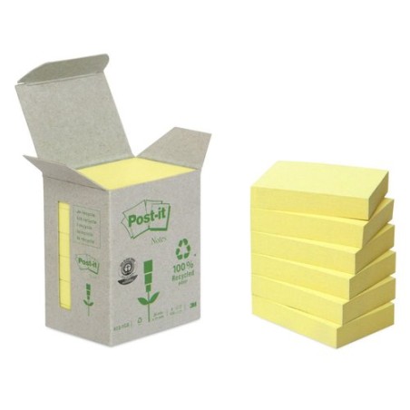 TACO NOTAS POST-IT RECICL- 653 38x51 P-6