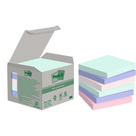 TACO NOTAS POST-IT RECICL- 654 76x76 P-6