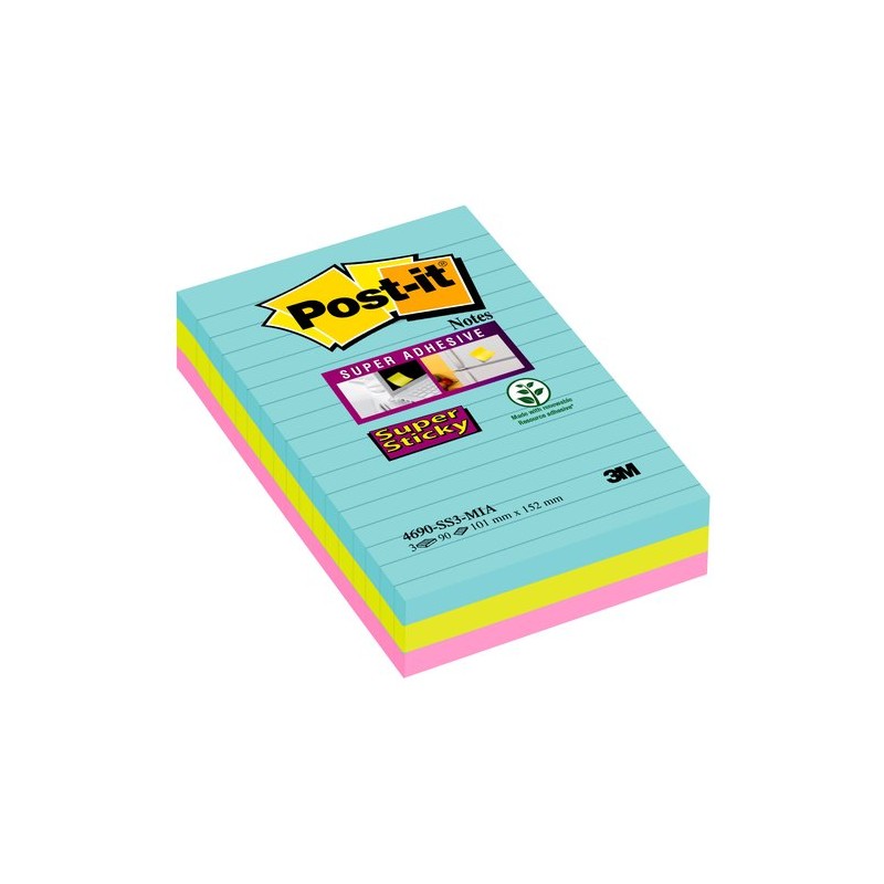 TACO NOTAS POST-IT 4690 101x152 P-3