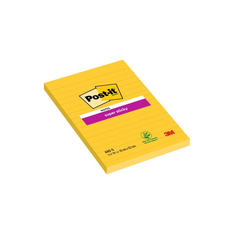 TACO NOTAS POST-IT 660 101x152 C- LINEAS
