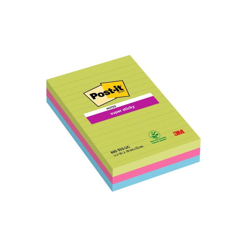 TACO NOTAS POST-IT 660 101x152 P-3 TACO NOTAS POST-IT 660 101x152 P-3