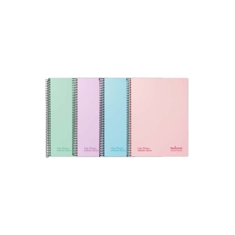 BLOC NAVIGATOR A4 80h CD-4 PASTEL SURTID