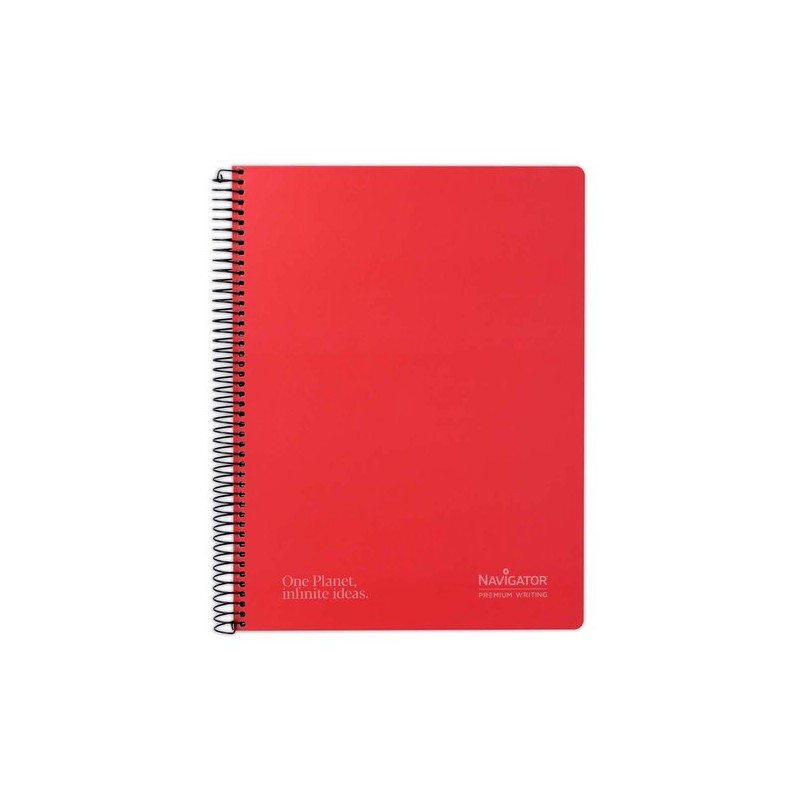 BLOC NAVIGATOR A4 80h CD-4 ROJO