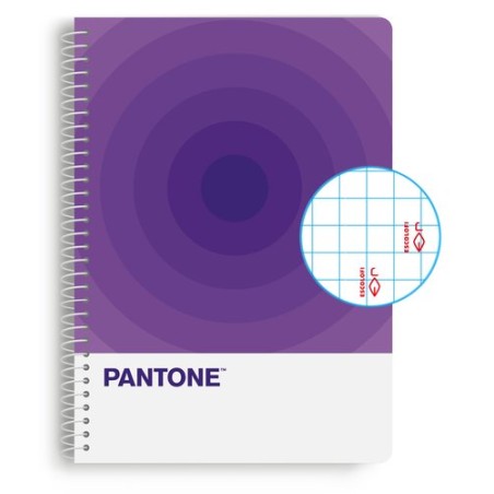 BLOC ESCOL-PANTONE A4 MOODS 80h 4x4 FC