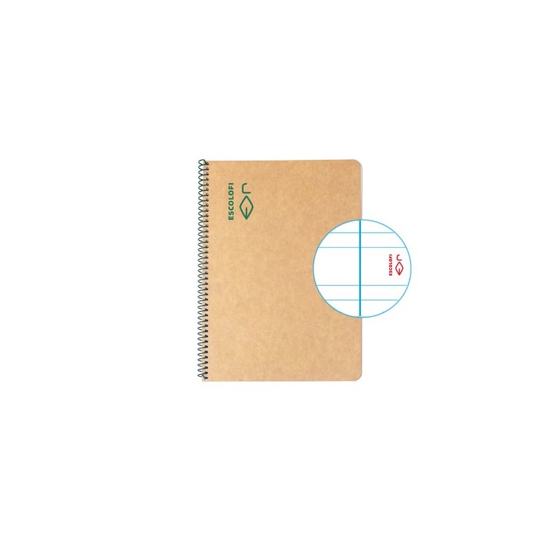 BLOC ESCOLOFI GREEN A5 50h P-3,5 80g C-