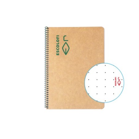 BLOC ESCOLOFI 4º100h DOTS 80g ECOLOGICO