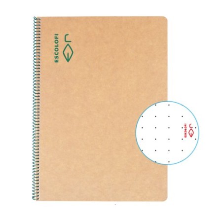 BLOC ESCOLOFI A4 100h DOTS 80g ECOLOGIC