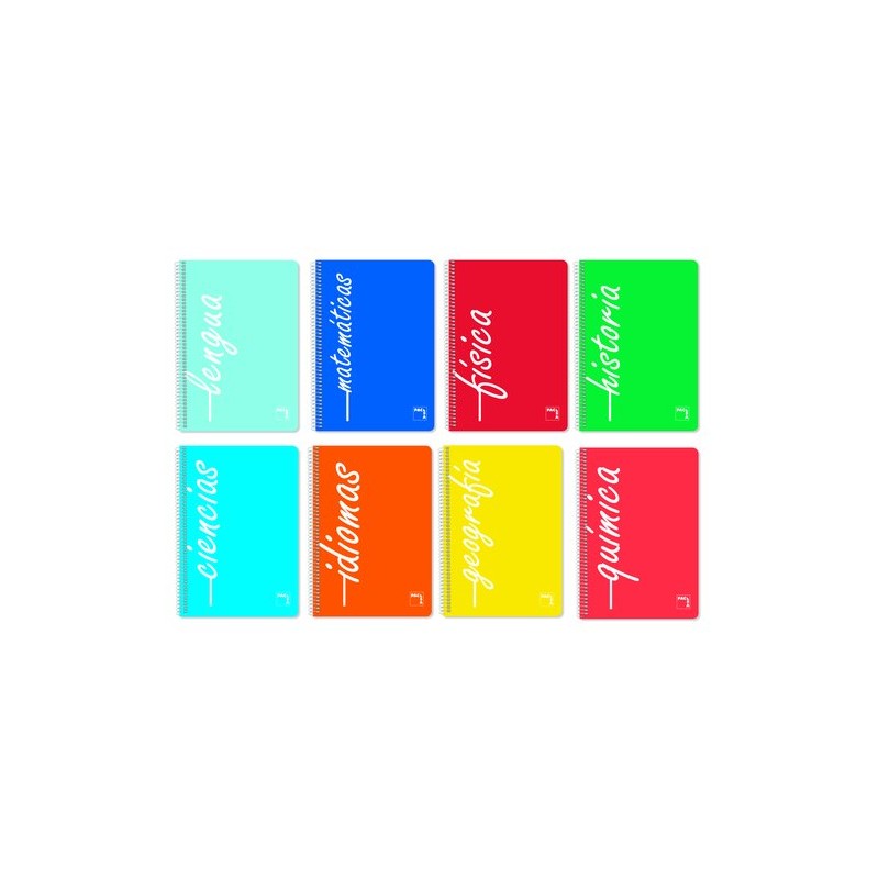 BLOC PACSA ASIGNAT- Fº 80h CD-4 SURTIDO