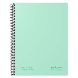 BLOC NAVIGATOR A4 120h CD-5 PASTEL MINT
