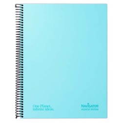 BLOC NAVIGATOR A4 80h CD-5 PASTEL AZUL