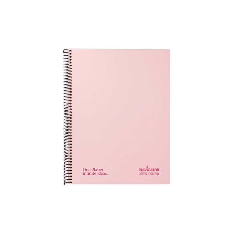 BLOC NAVIGATOR A4 80h CD-5 PASTEL ROSA