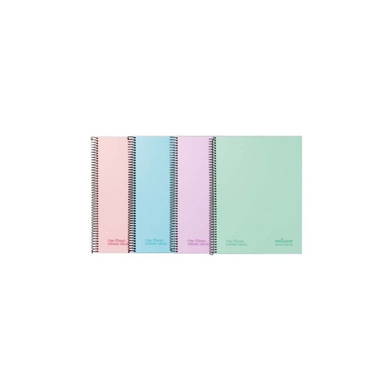 BLOC NAVIGATOR A4 80h CD-5 PASTEL SURTID