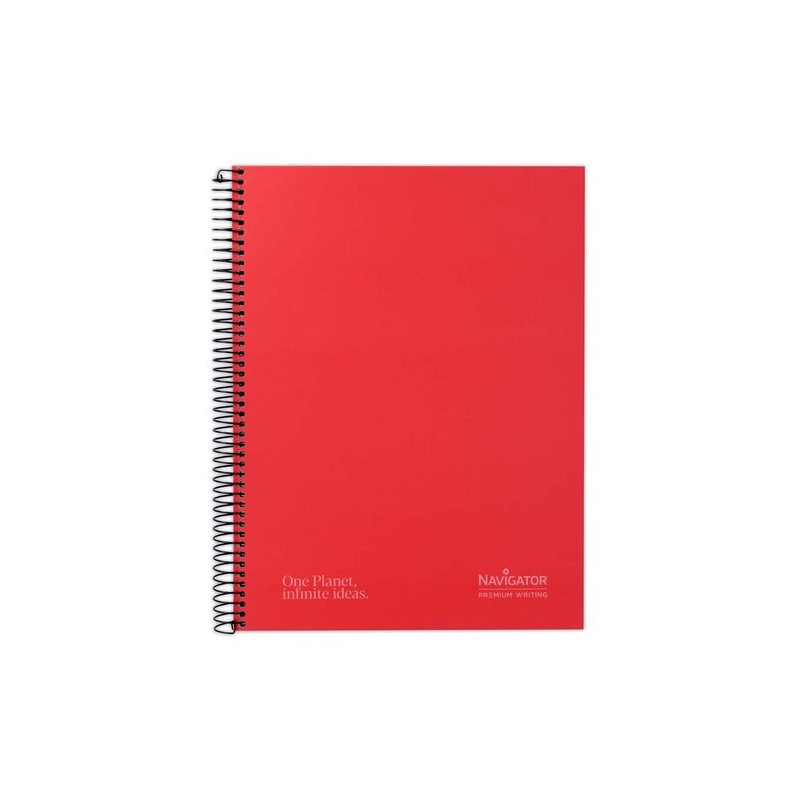 BLOC NAVIGATOR A4 80h CD-5 ROJO