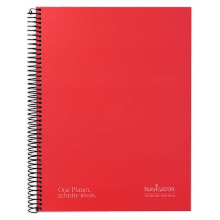 BLOC NAVIGATOR A4 80h CD-5 ROJO