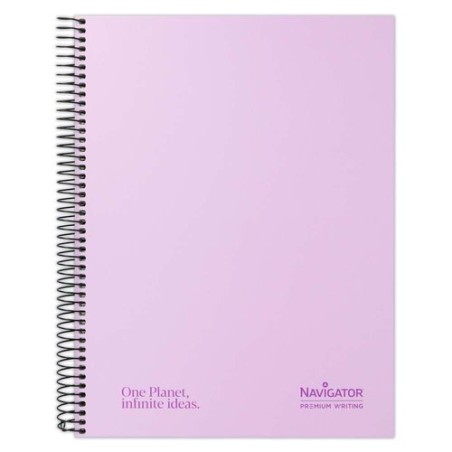 BLOC NAVIGATOR A4 80h HZ PASTEL LAVANDA