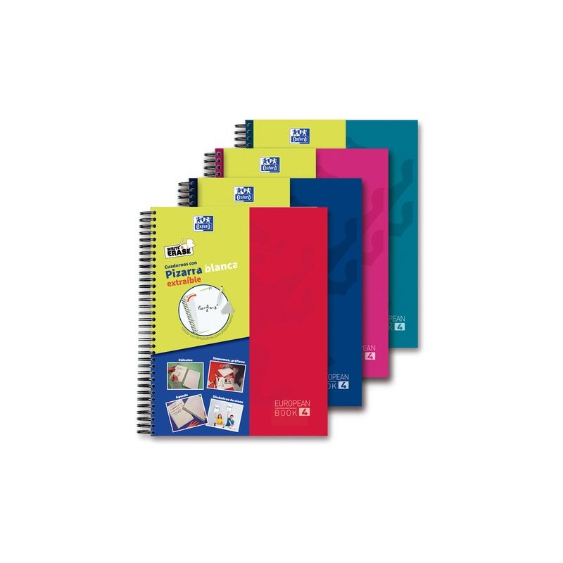 BLOC OXF- EU-BOOK 4 A4 120h CD-5 COL-(4