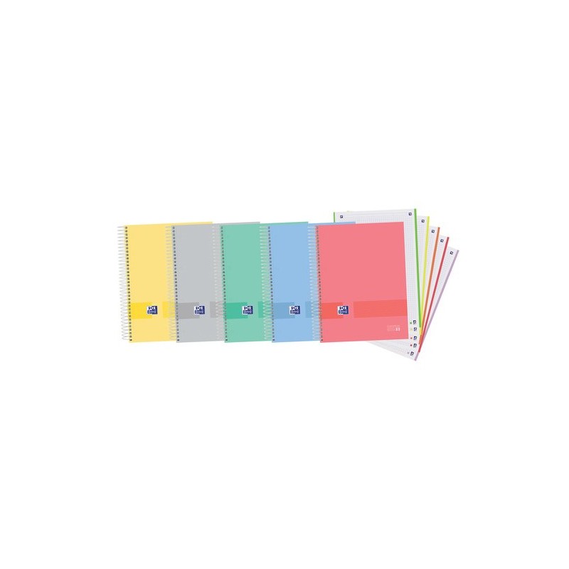 BLOC OXF- EU-BOOK 5 A4 120h CD-5 SURTID