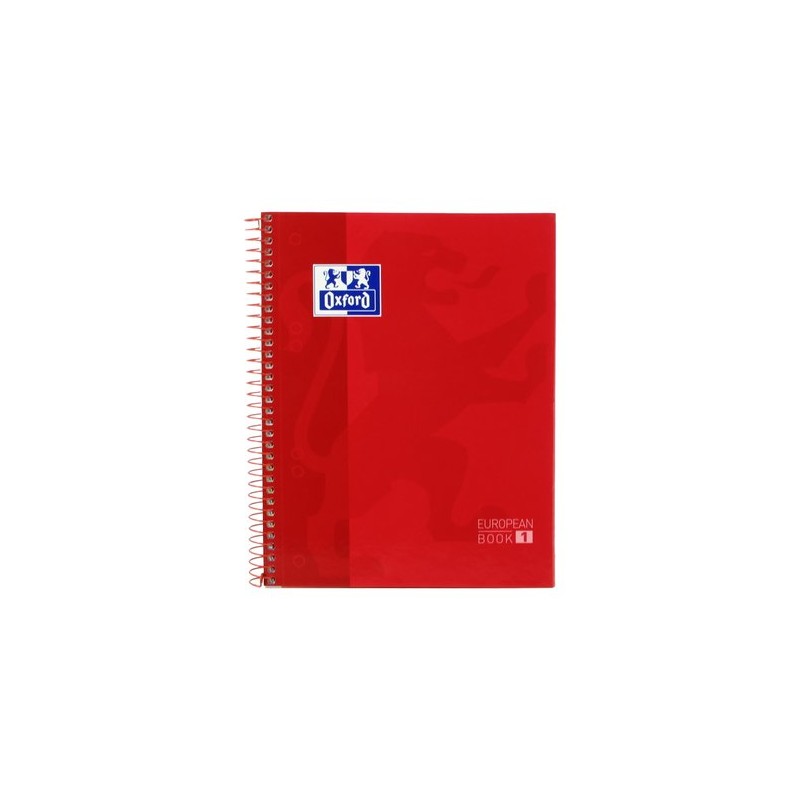 BLOC OXF- EU-BOOK 1 A5 80h CD-5 ROJO