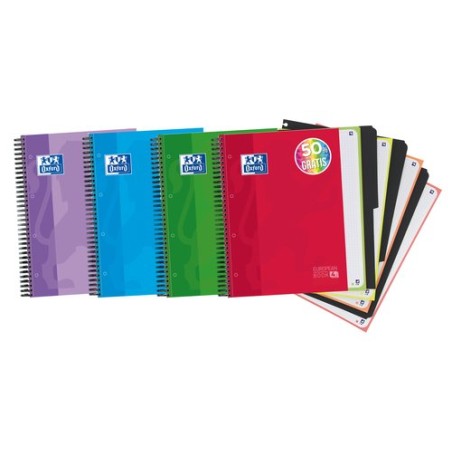 BLOC OXF- EU-BOOK 4 A4 120h CD-5 COL-(4