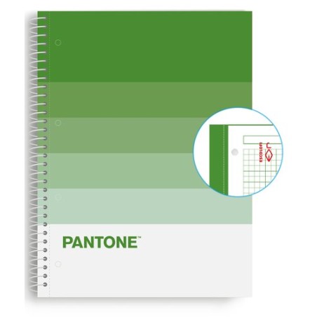 BLOC ESCOL-PANTONE A4 SPEAKS 80h 5x5 NT