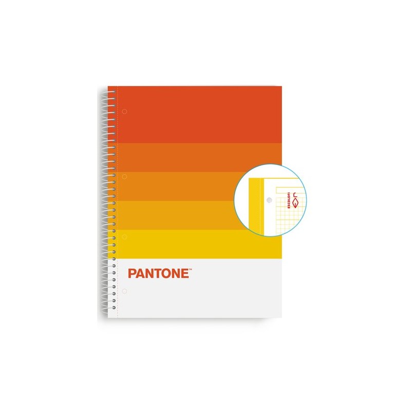 BLOC ESCOL-PANTONE A4 SPEAKS 80h 5x5 WR
