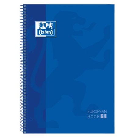BLOC OXF- EU-BOOK 1 A4 80h CD-5 AZUL