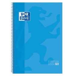 BLOC OXF- EU-BOOK 1 A4 80h CD-5 TURQUES