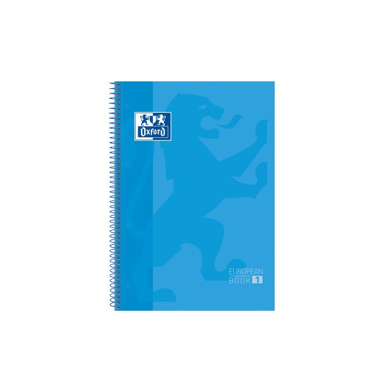 BLOC OXF- EU-BOOK 1 A4 80h CD-5 TURQUES