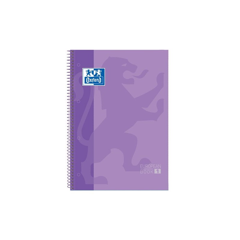 BLOC OXF- EU-BOOK 1 A4 80h CD-5 LILA