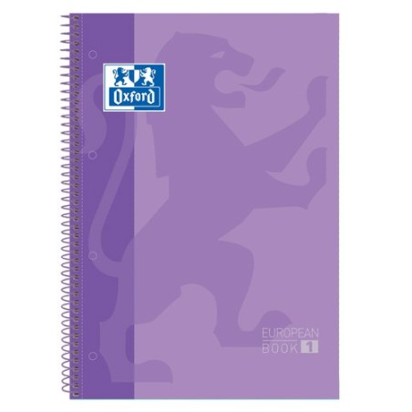 BLOC OXF- EU-BOOK 1 A4 80h CD-5 LILA