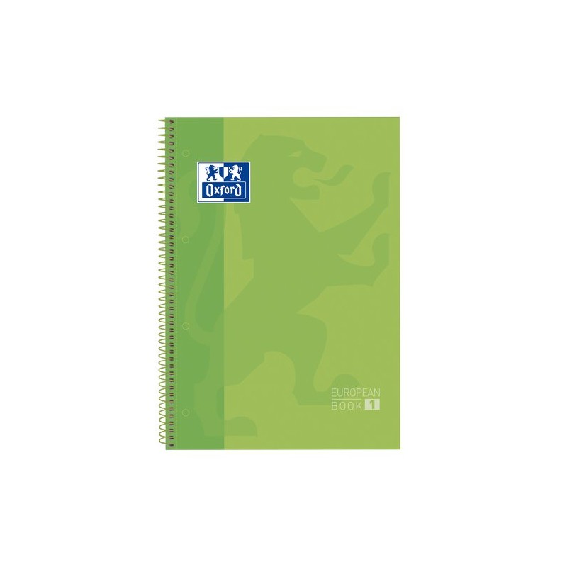 BLOC OXF- EU-BOOK 1 A4 80h CD-5 VERDE F