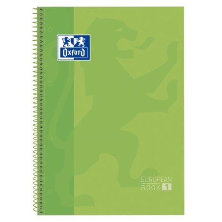 BLOC OXF- EU-BOOK 1 A4 80h CD-5 VERDE F