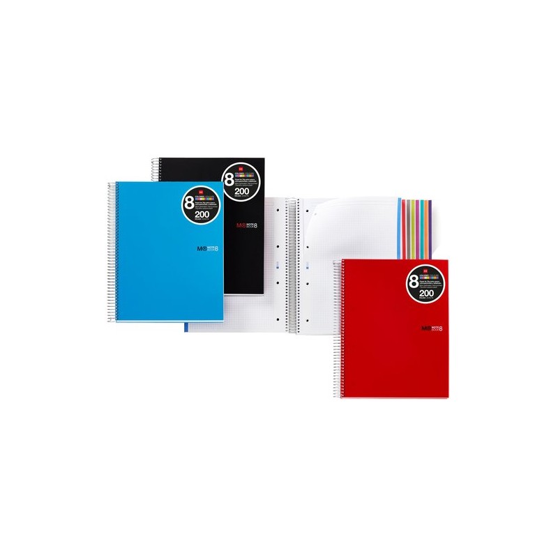 BLOC MR NB-8 mic-PP A4 200h CD-5 ROJO